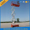 Electric Telescopic Aerial Work Mobile Scissor Lift Trucks CE 4m -14m 300kg 500kg Load weight