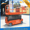Hydraulic Mobile Self Propelled Elevating Work Platforms With 90 Degree Turnable Wheels
