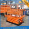 1T Stationary Scissor Lift Hydraulic Lifting Table Indoor / Outdoor Scissor Cargo Lift Table